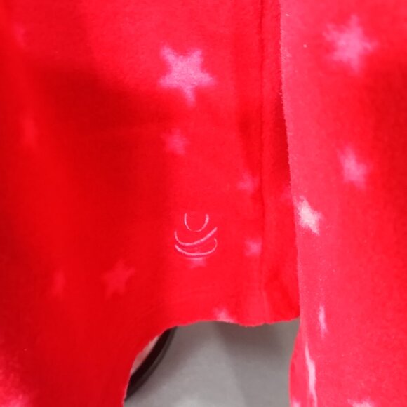 Cuddl Duds Red Star Loungewear Sleepwear Pajamas Set Top and Bottoms - Picture 10 of 13